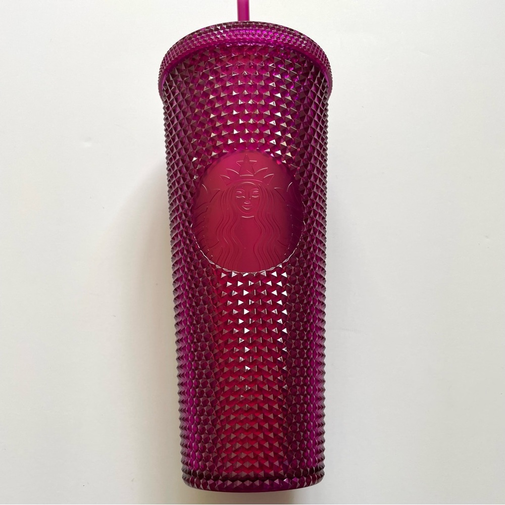 Starbucks Studded Tumbler in Fuchsia Pink